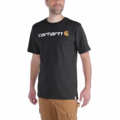 core logo t-shirt short sleeve black