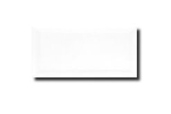 Biselado 10×20 vit blank