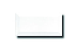 Biselado 7,5×15 vit blank