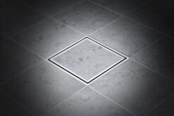 Golvbrunnssil Tile In Frame 200 Brushed