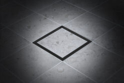 Golvbrunnssil Tile In Frame 200 Black