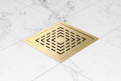 Golvbrunnssil Milano Lux Brass