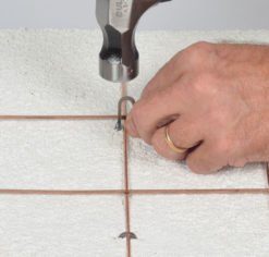 Taggklammer för EPS-betong