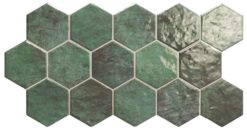 Jaffa green hexagon 26,5×51