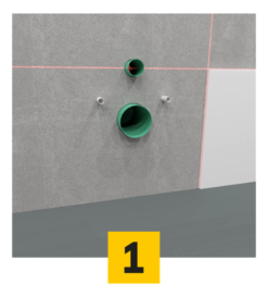 Allgrid tile 100 – Effektiv och korrekt hålmall, utan svinn