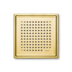 Golvsil 197x197mm, Purus Square Chess mässing