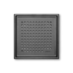 Golvsil 197x197mm, Purus Square Chess mattsvart