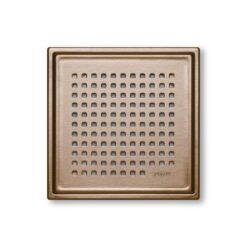 Golvsil 197x197mm, Purus Square Chess brons