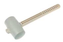 Gummiklubba vit 360g