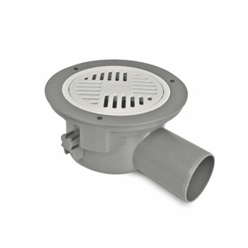 GOLVBRUNN PS 75 FLEX MP SIDOUTLOPP MED MATTPAKET GRÅ JAFO