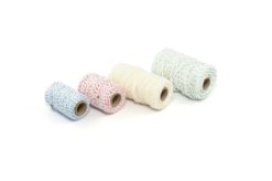 Kakelsnöre 2mm/100m blåvit