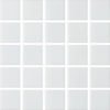 Glasmosaik 2x2cm vit
