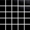 Glasmosaik 2x2cm, svart