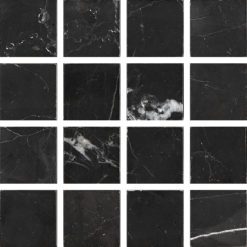 Marmor Polerad svart 2,3×2,3cm