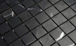 Marmor Polerad svart 2,3×2,3cm