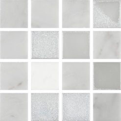 Glas & marmormosaik Mix Marmor Polerad