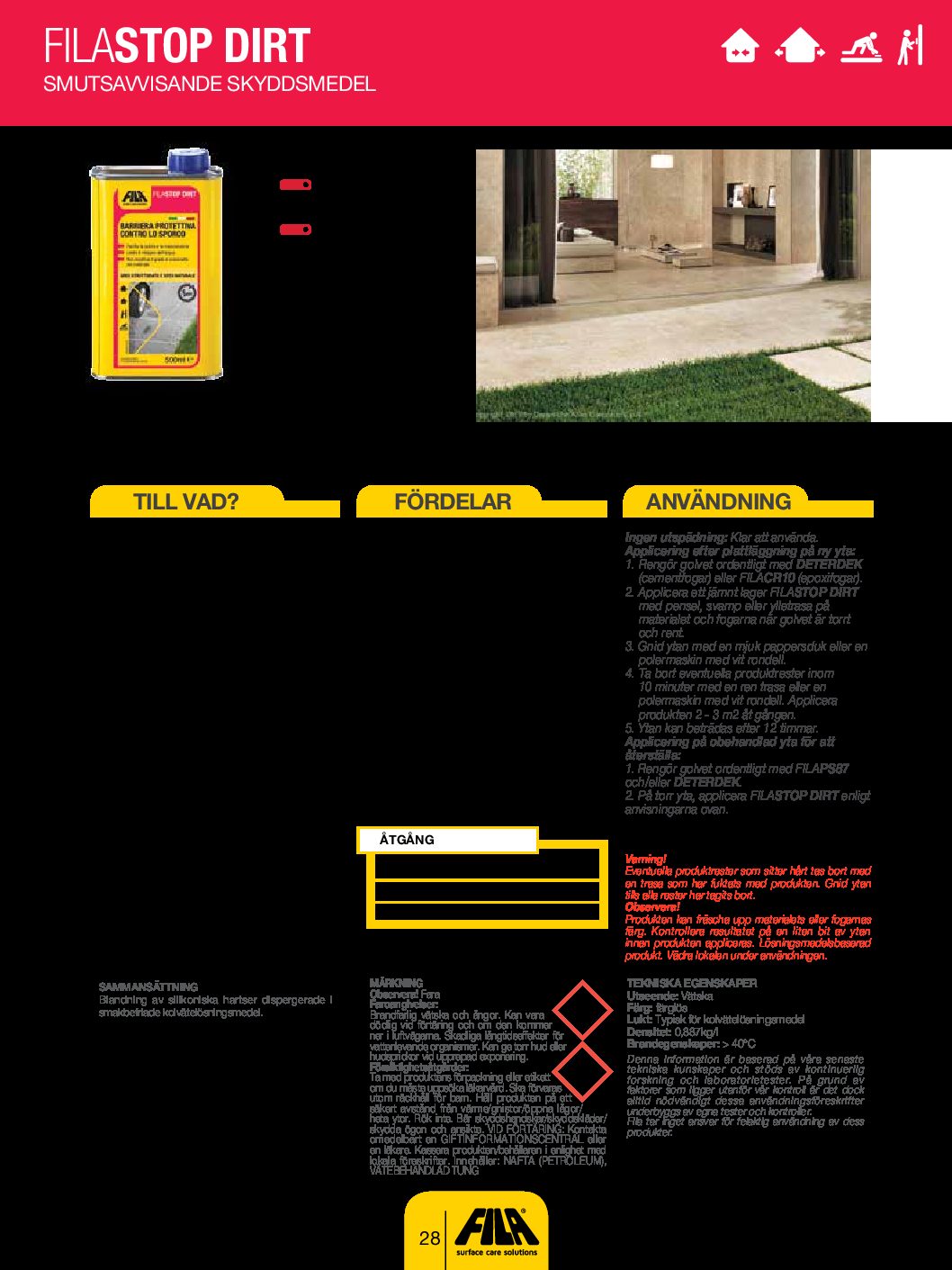 Fila Stop Dirt 0,5 liter