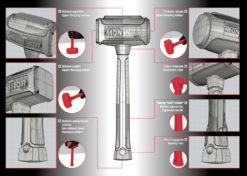 Gummiklubba Montolit Monthor