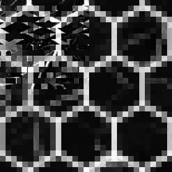 Marmor Hexagon Polerad Svart