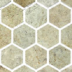 Marmor Hexagon Polerad Beige