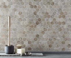 Marmor Hexagon Polerad Beige