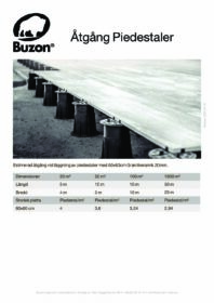 Väggdistans Buzon U-WALL