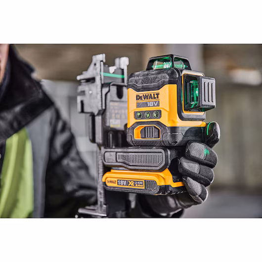 Dewalt 18V XR Kompakt 3×360 Krysslinjelaser i kit