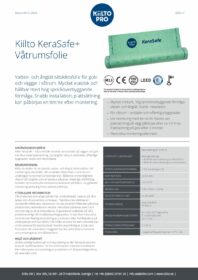 Kiilto KeraSafe+ Våtrumsfolie 1x30m