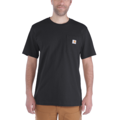Workwear pocket s/s t-shirt black