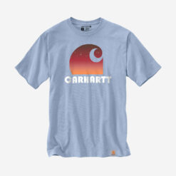 Carhartt Heavy S/S C Graphic T-Shirt – FOG BLUE