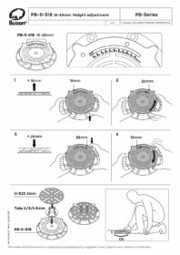 Piedestal Buzon PB-01 28-42 mm
