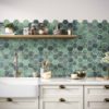 Jaffa green hexagon 26,5×51