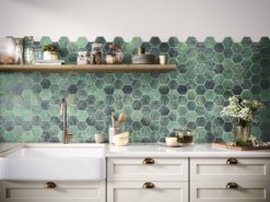 Jaffa green hexagon 26,5×51