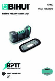 Batteridriven plattlyft Bihui LFBSL