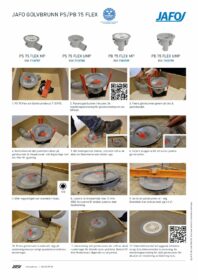 GOLVBRUNN PB 75 FLEX MP BOTTENUTLOPP MED MATTPAKET GRÅ JAFO