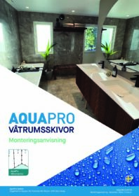 Våtrumsskiva AquaPro 20 mm