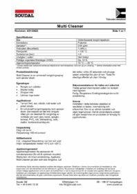 Soudal Glasrengöring Multicleaner 400ml