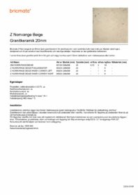 Z66 NORRVANGE GREY 20mm