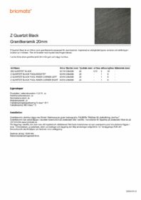 Z66 QUARTZIT GREY 20mm