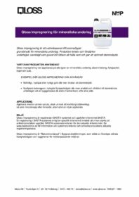 Qloss Impregnering – Impregnering för mineraliska underlag