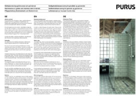 Purus Pro Line Premium Golvbrunn Ø75 mm Bottenutlopp