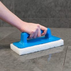 Skurblockshållare Hand blå 240 x 95 mm