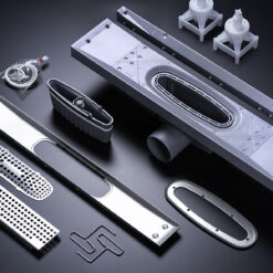 Purus Pro Line Premium Golvbrunn Ø75 mm Gavelutlopp