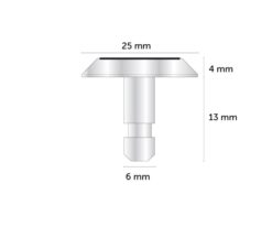 Taktil stoppmarkering Försänkt