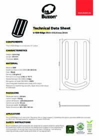 Dämpare väggdistans Buzon U-E20-WALL 2 mm