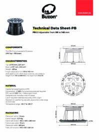 Piedestal Buzon PB-4 145-245 mm
