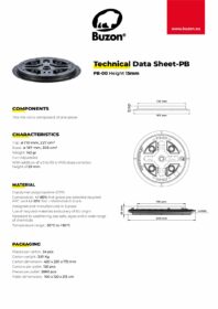 Piedestal Buzon PB-0-S12 12-18 mm
